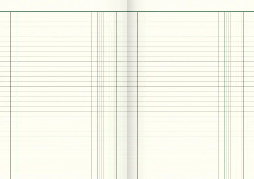 Registre Comptable A4 à Colonne Fixe König & Ebhardt - 40 Pages Pro - 2