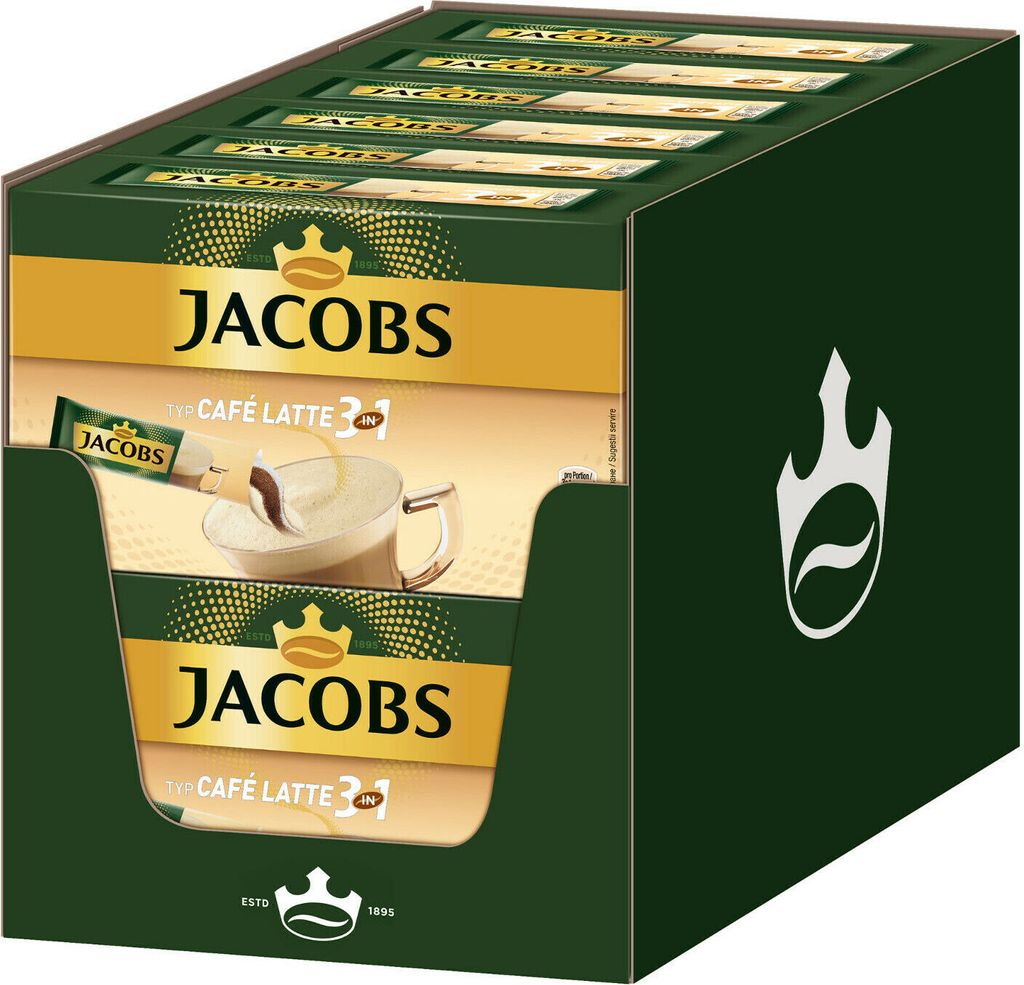 Jacobs 3in1 löslicher Kaffee, Typ Café Latte, Produktbild 1