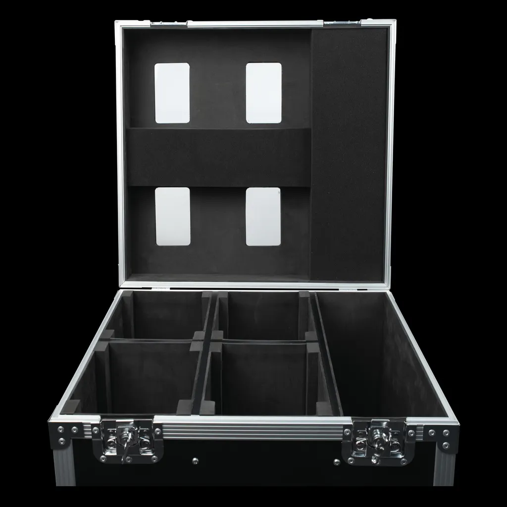 Flightcase Showtec pour 4 Shark Wash Zoom Two, Spot Two et Beam One - 3