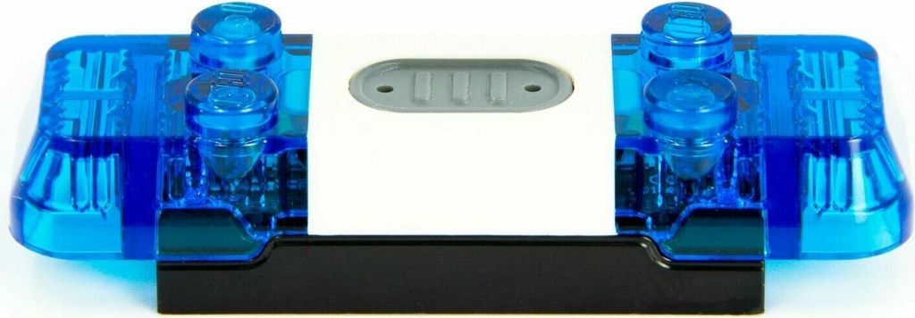 A product shot of a LEGO siren and blue light accessory.