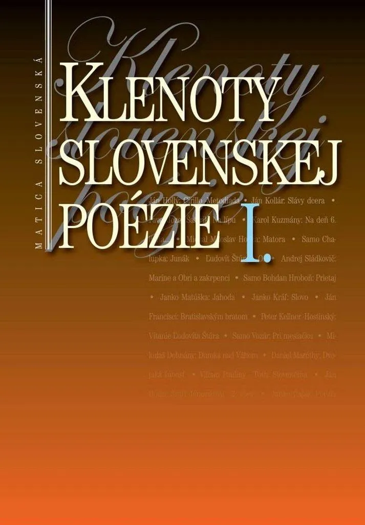 Apprendre la culture slovaque avec Klenoty slovenskej poézie I Rezník