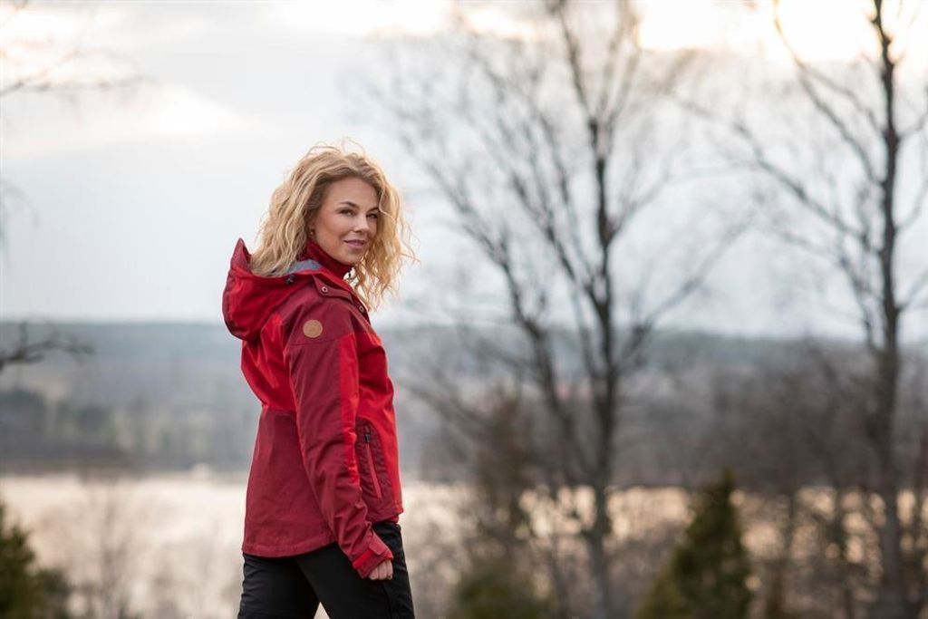 Pinewood 3300 Finnveden Hybrid Extrem Damen Jacke Rot/D.Tomato (576) XXL