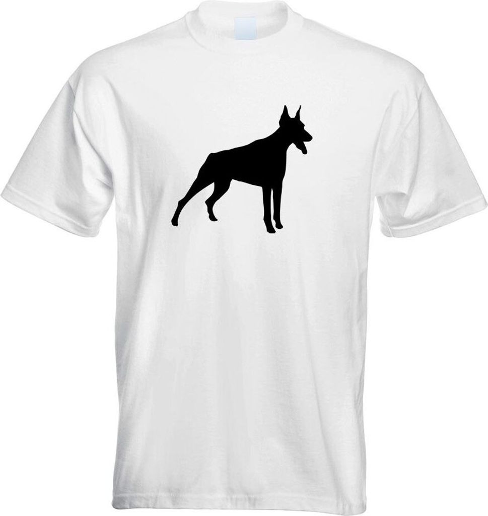 Kiwistar - T-Shirt - Weiss - Dobermann Hunderasse Dog Herren Funshirt Bedruckt Design Sprüche Spruch Motive - mit Motiv Bedruckt - Funshirt Design...