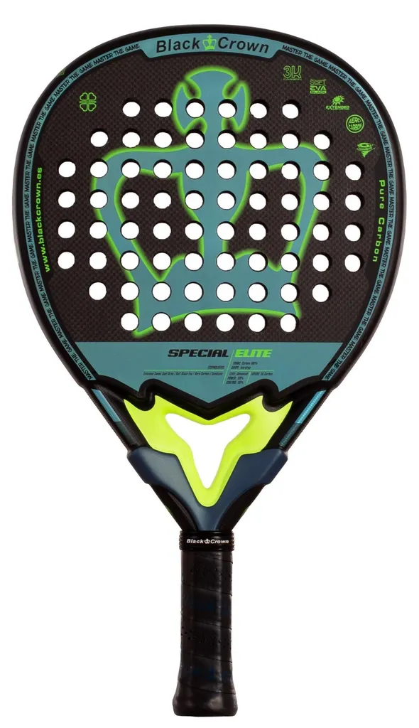 Raquette de Padel Polyvalente Black Crown Special Elite pour le Contrôle