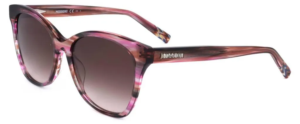 Lunettes de soleil de luxe Missoni femme avec monture écaillée 54 mm
