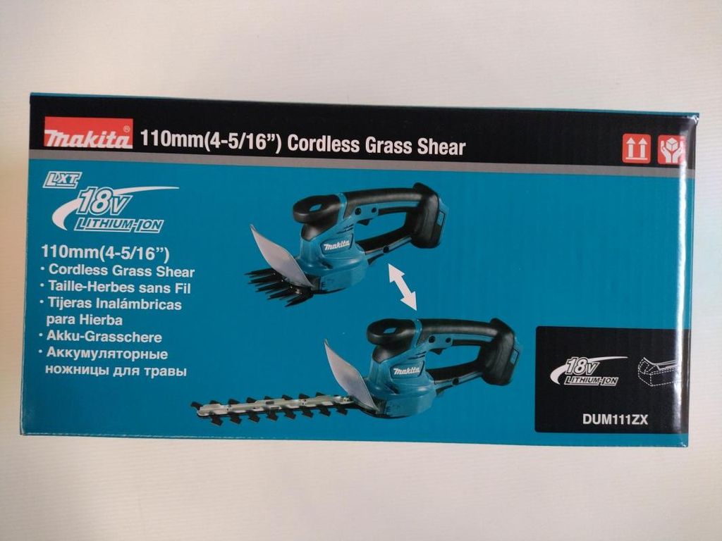 Akumulatorowe nożyce do trawy Makita DUM111ZX 18V - Zdjęcie produktu 