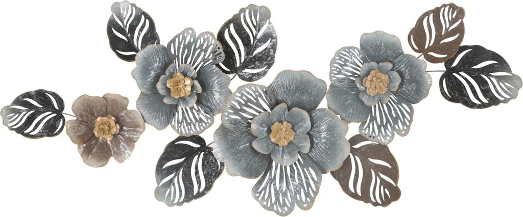 Déco murale pour grand salon 158cm FURNLUX Gris Objet d'art Design