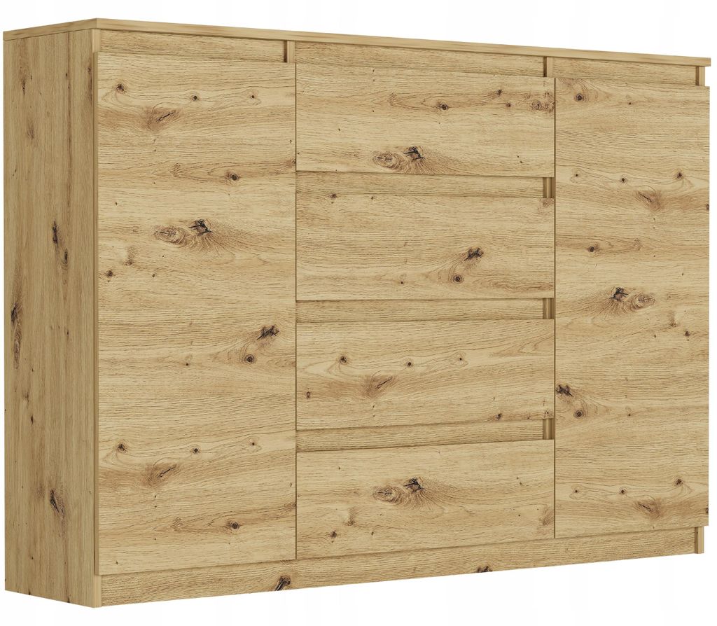 Komoda 140 cm zásuvky dveře skříňka FRAMIRE R-140-S4 Obrázek produktu 