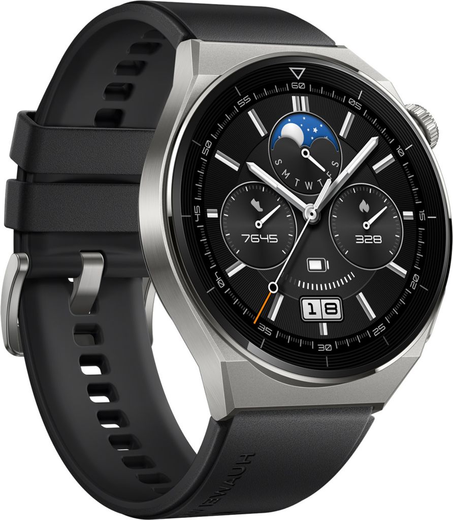 Huawei Watch GT3 Pro 46mm (Odin-B19S) Active Fluororubber Produktbild 2