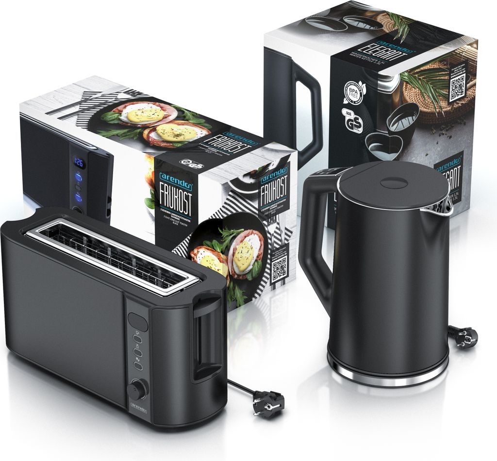 Arendo Frühstücksset, Wasserkocher mit Produktbild 7