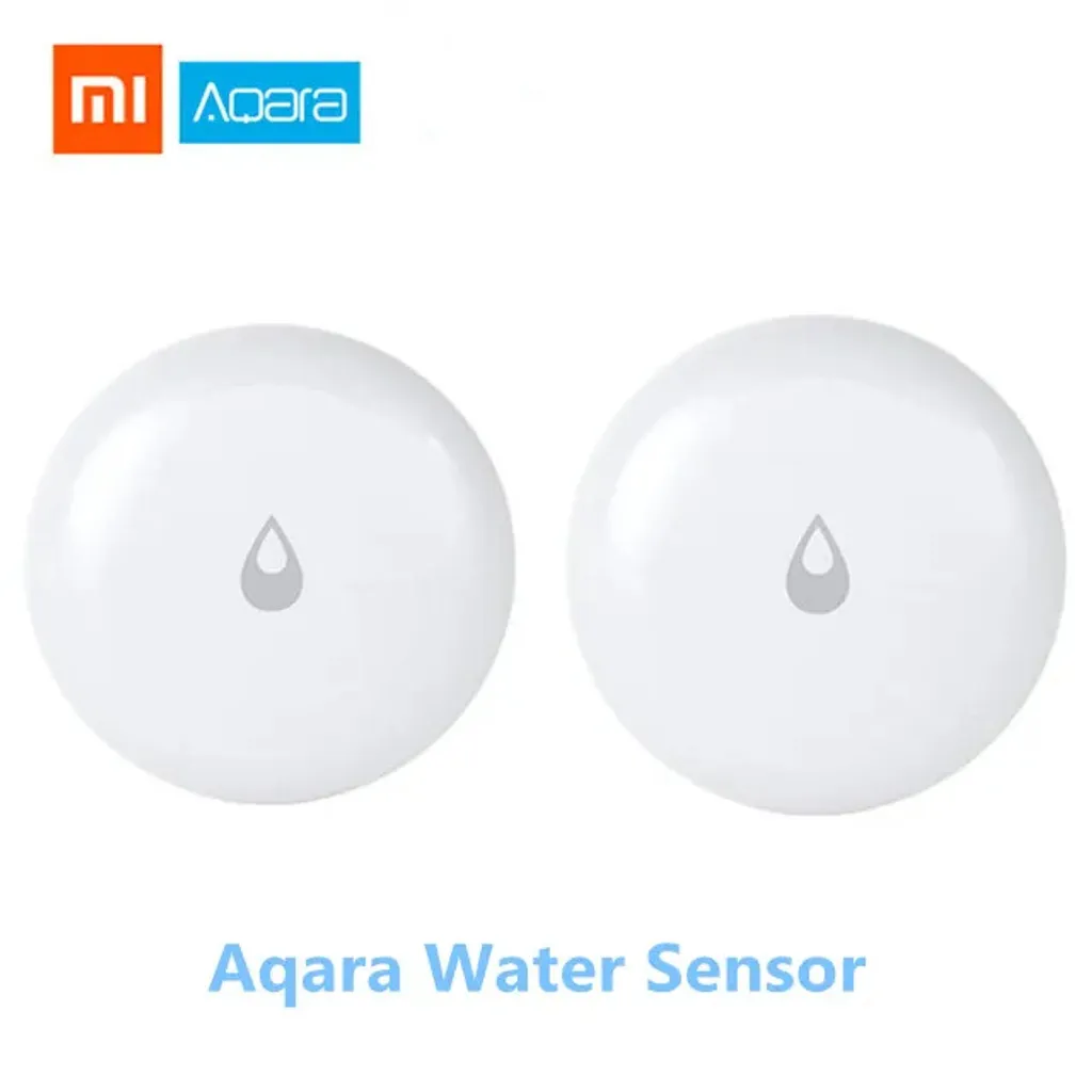 Hub Smart Home Zigbee avec 2 Détecteurs de Fuite d'Eau Aqara Sensor X2