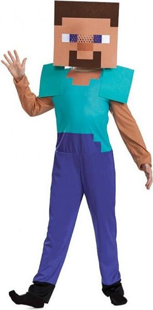 Minecraft kostuum, maat 4-6 jaar Productafbeelding 