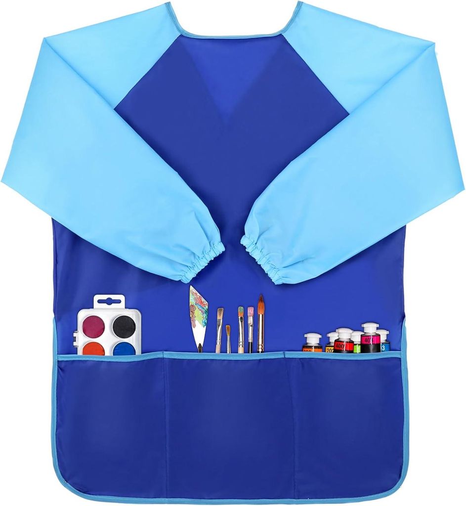 Delantales de pintura para niños, delantales impermeables Imagen del producto 