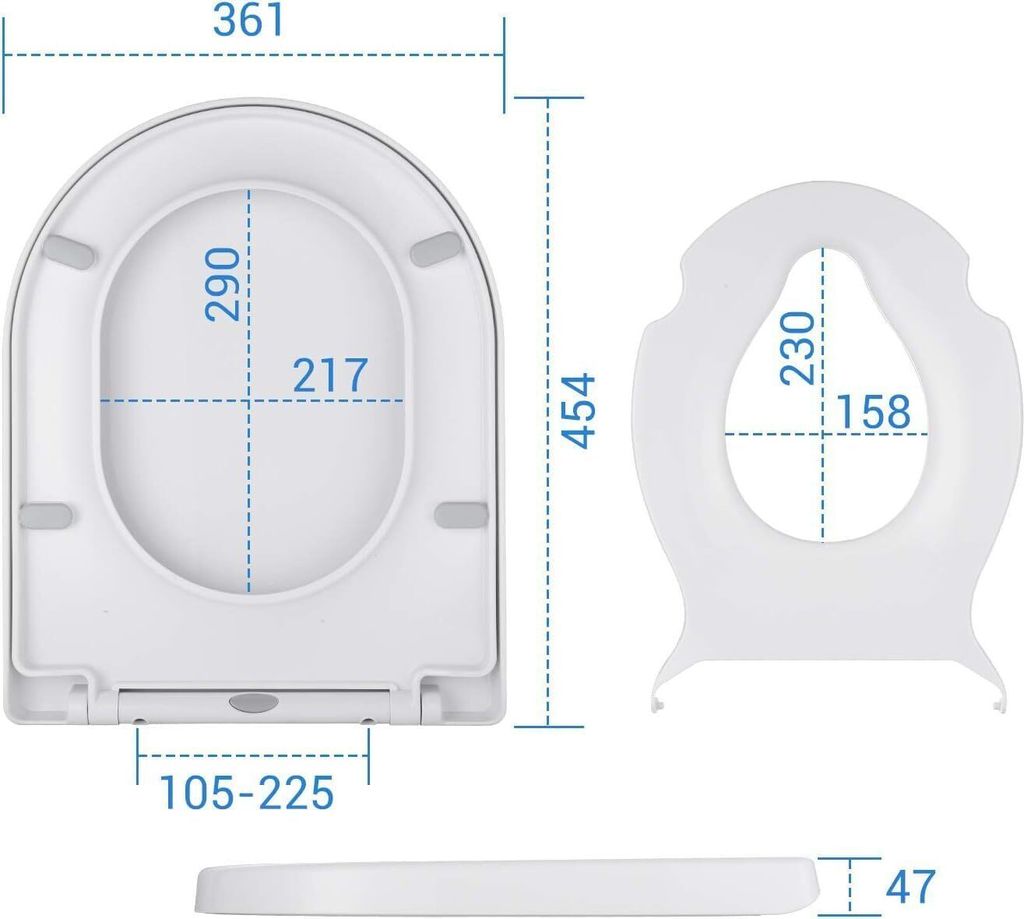 Coree TS12 Toilettendeckel, Toilettensitz Kinder, WC-Sitz Produktbild 2