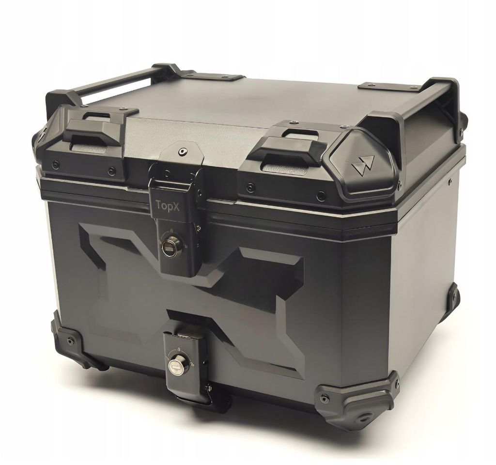 Motorradkoffer 45L ABS Wolf Helmkoffer Top Case Produktbild 