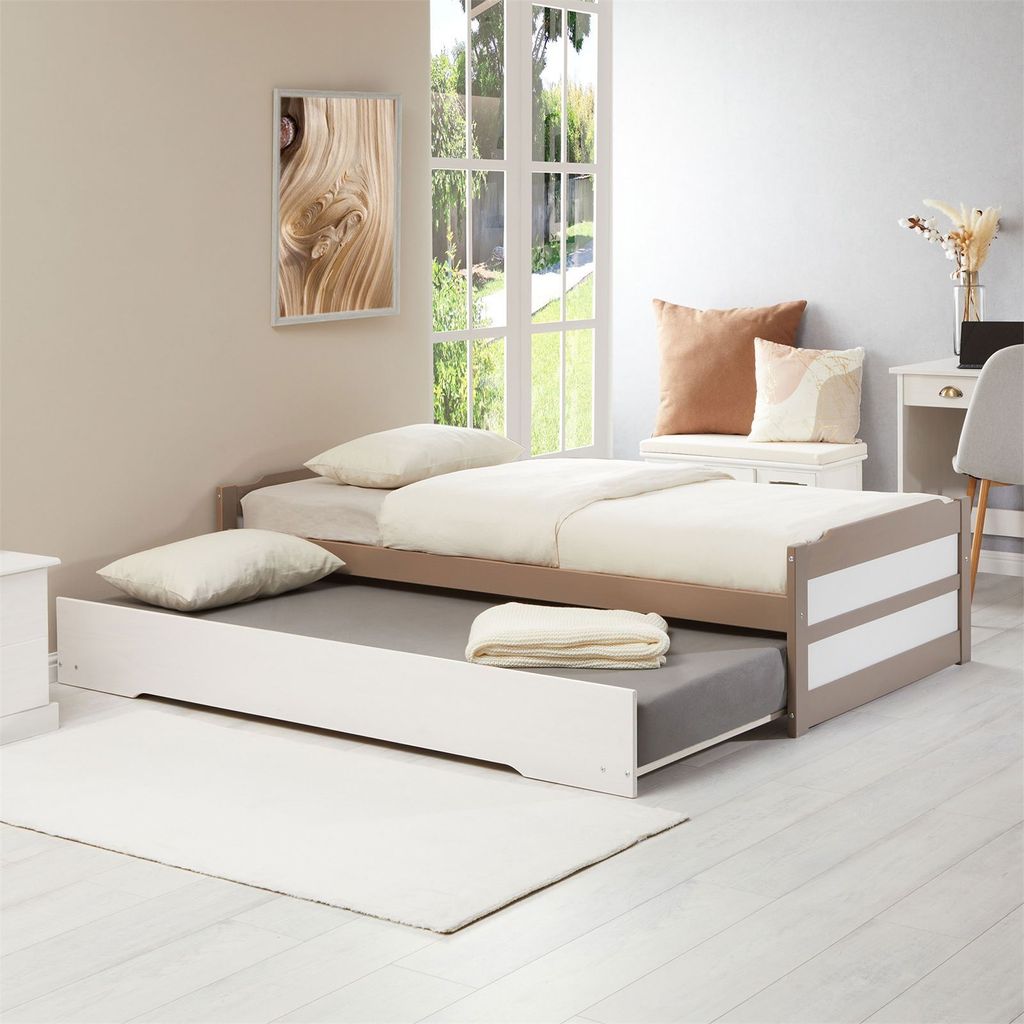 Ausziehbett LORENA in 90 x 190 cm, schönes Tagesbett aus Produktbild 