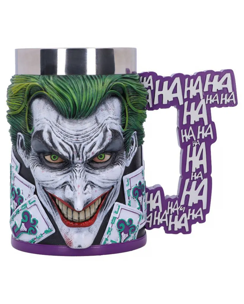 Joker Tankard DC Comics: Il Boccale Definitivo da 600ml in Acciaio