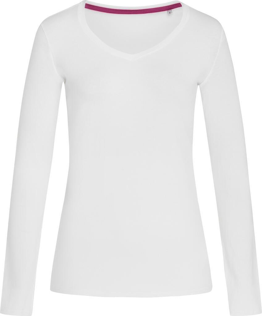 Stedman ST9720 | Women Long Sleeve Damen T-Shirt Claire - Farbe: White - Größe: S