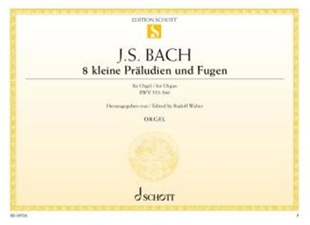 8 kleine Präludien und Fugen Produktbild 