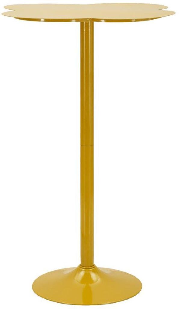 Table de bar Clox 60 x 60 x 103 cm Métal Jaune Image du produit 