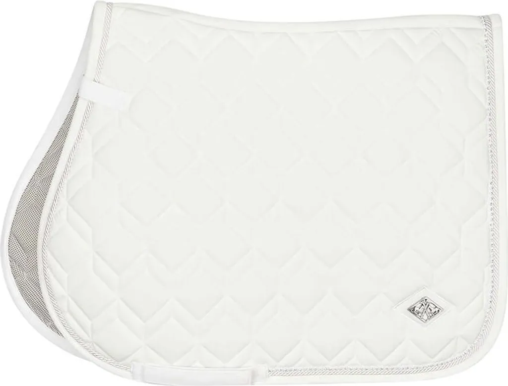 Tapis de selle mixte HV Polo blanc pour cheval polyvalent HVPClassic