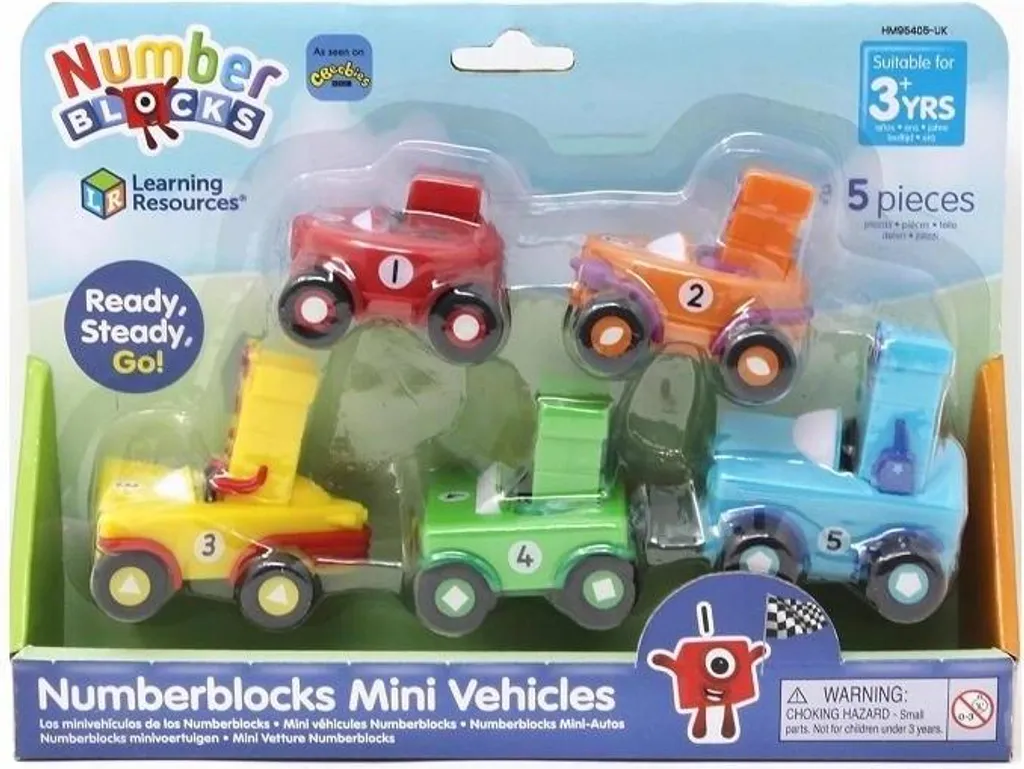 Mini voitures Numberblocks figurines anti-écrans pour aimer les maths