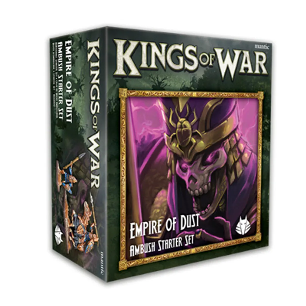 Débuter Rois de la Guerre Empire de Poussière Coffret Embuscade Stratégie