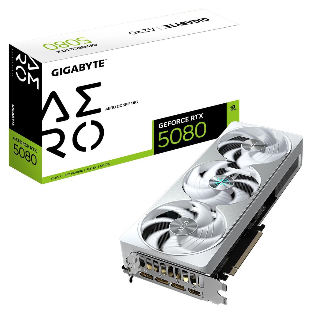Gigabyte RTX5080 AERO OC          16GB GDDR7 HDMI 3xDP Obrázok produktu 