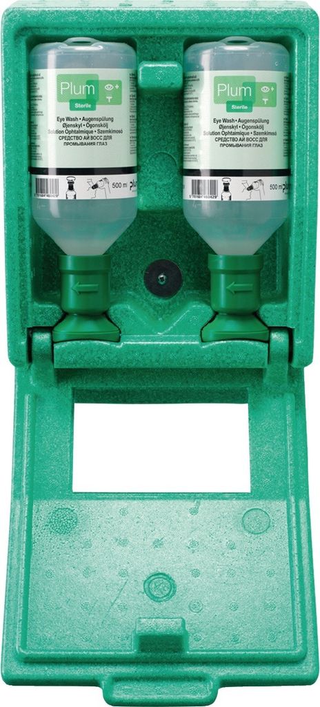 Plum Augenspülung Wandbox inkl. 2x 500 ml Augenspülung
