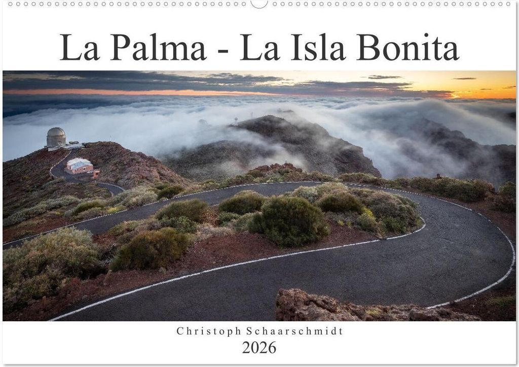 La Palma - La Isla Bonita (Wandkalender 2026 DIN A2 quer), CALVENDO Monatskalender