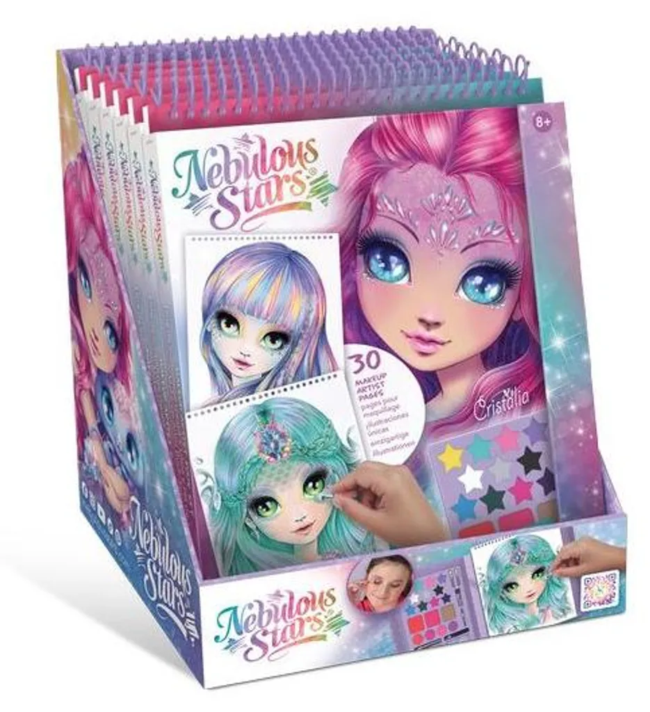Livre de Maquillage Enfant Nebulous Stars pour Apprendre le Visagisme