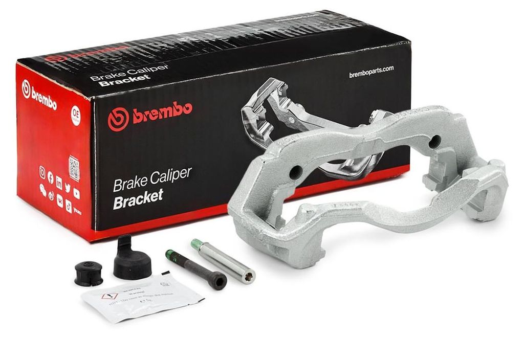 BREMBO F BK 015 Bremssattel-Träger Halter Vorne Links Rechts passend für MERCEDES-BENZ Sprinter 3,5-T Kastenwagen (907, 910) Sprinter 3,5-t Tourer