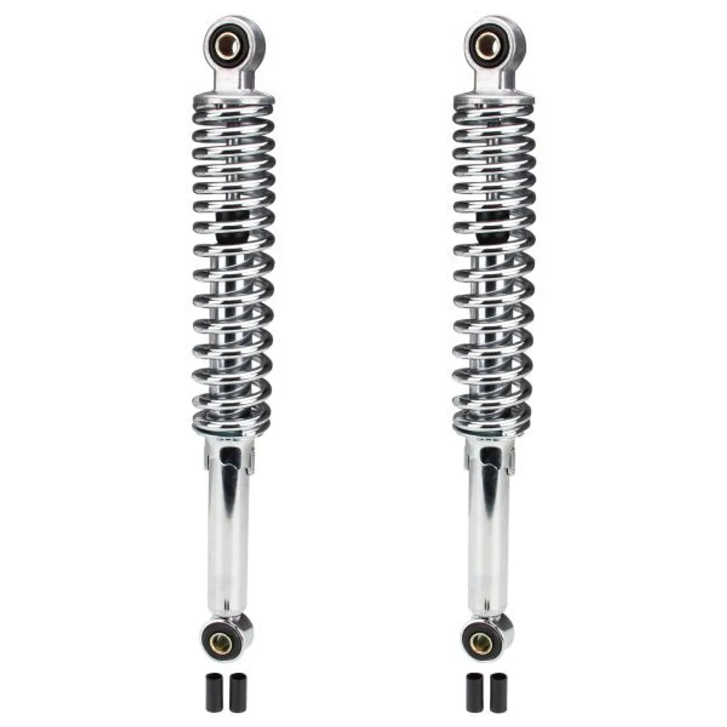 Amortisseur hydraulique 360mm en acier chromé pour moto Zündapp Puch
