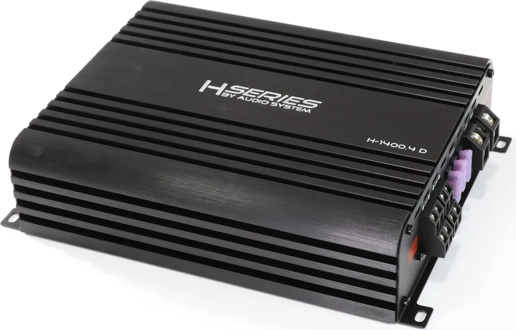 Amplificateur 4 canaux Système audio H-1400.4 D technologie numérique Classe D