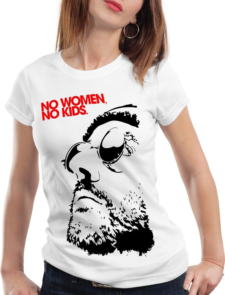 style3 No Women No Kids Damen T-Shirt leon der profi portman nathalie reno jean, Farbe:Weiß, Größe:2XL