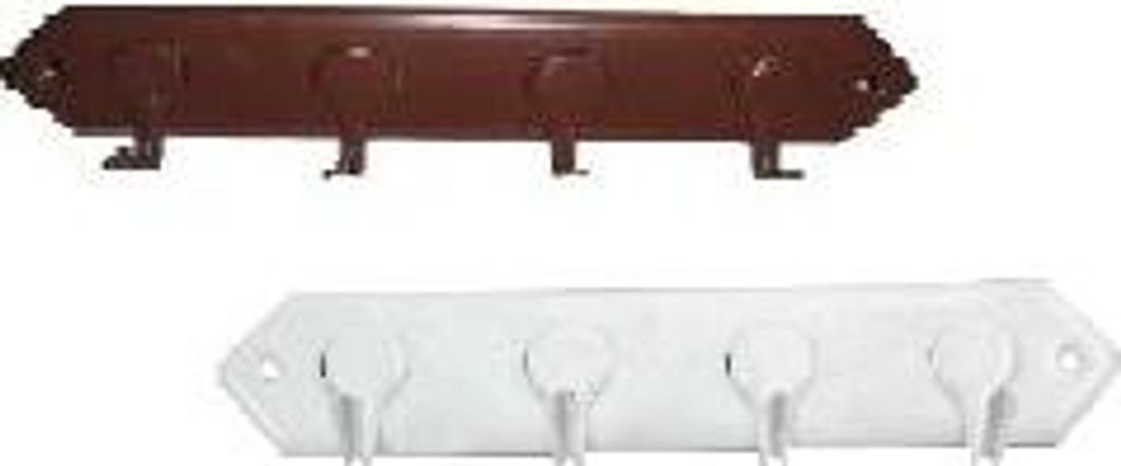 Kleiderbügel mit lackiertem Haken, 4 Stück, Creme, Beige - MP WIE 4H KR