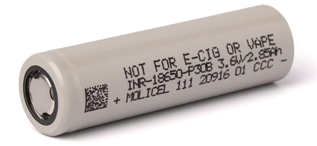 Molicel INR18650-P30B, 3000mAh Li-Ionen-Akku, 3,6V - 3,7V Produktbild 