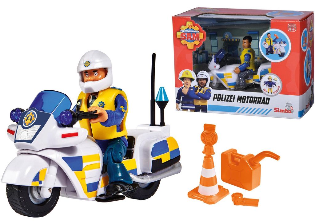 Simba 109251092 Simba  Feuerwehrmann SamSpielzeugmotorrad Image du produit 