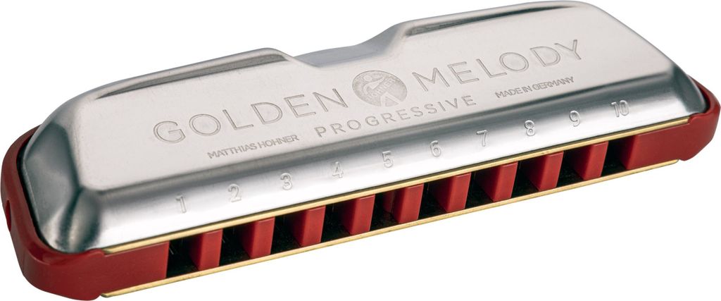 Hohner Golden Melody Richter-C Harmonijki ustne diatoniczne Zdjęcie produktu 
