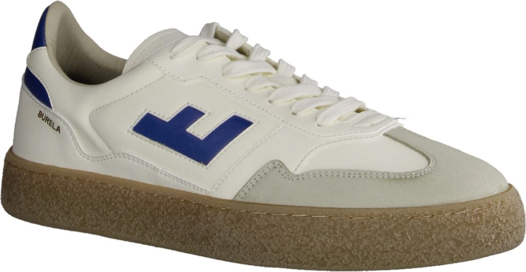 Flamingos' Life Burela Bold veganer Sneaker, Herren, Synthetik, White/Blue - Herrenschuhe Sneaker / Schnürschuh, Weiß