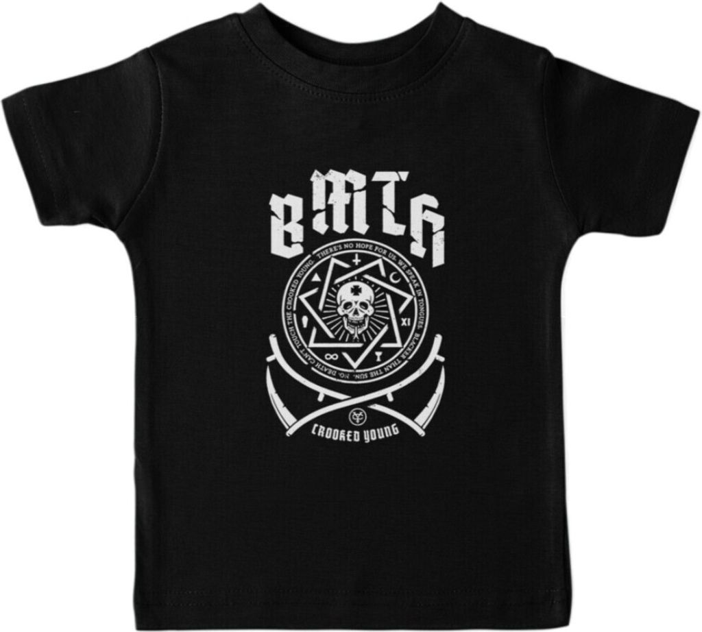 Bring Me The Horizon - "Crooked" T-Shirt für Herren/Damen Uni RO4574 (XL) (Schwarz)