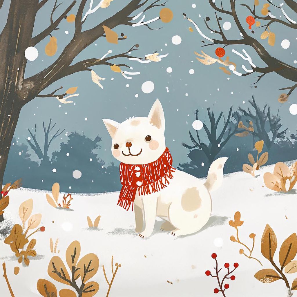 Plakat 50x50cm Schneefreund