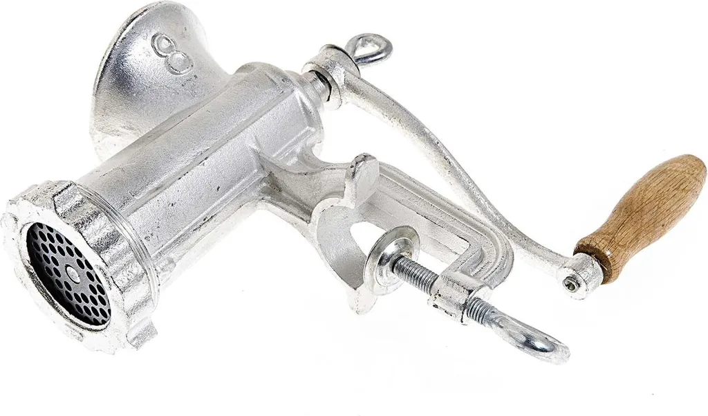 Hachoir à viande manuel en acier inoxydable avec serre-joint de table