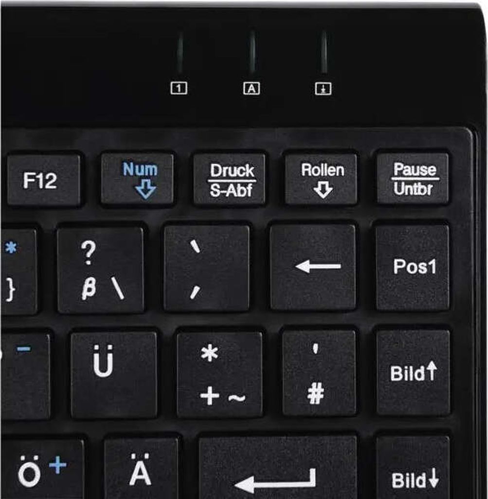 HAMA SL720 Mini-Laptop-Tastatur, Schwarz Produktbild 