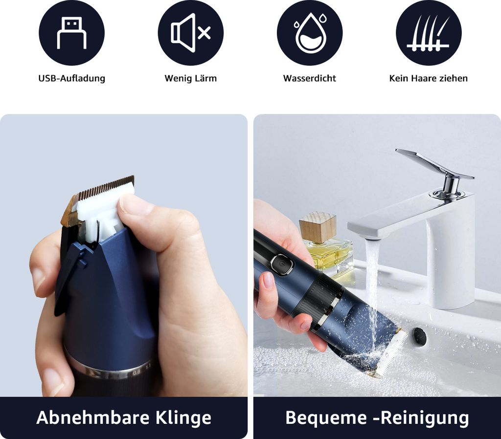 Profi Wasserdicht Haarschneider,  Keramik Produktbild 5