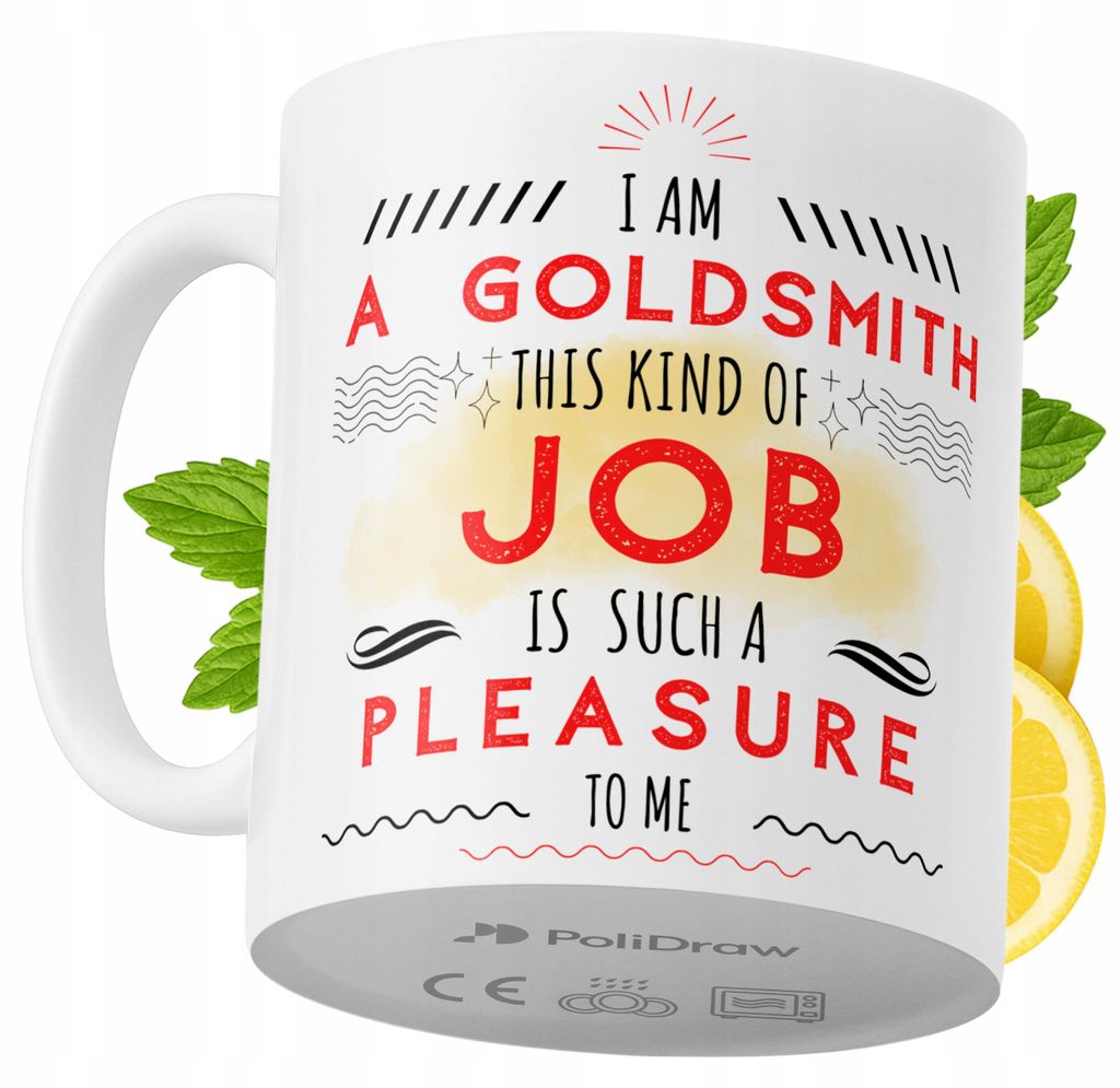 Lustige Tasse für Goldschmiede - Kaffee- oder Teetasse mit witzigem Textdesign - ideal für Geburtstage, Namenstage, Feiertage und besondere Anlä...