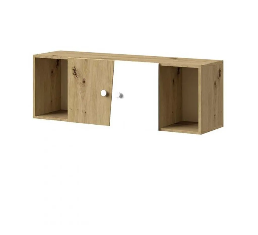 Mobile Pensile CHIMA 1 da 120cm Rovere Artisan e Bianco Moderno