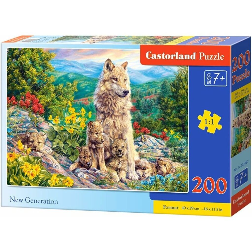 CASTORLAND Puzzle New Generation 200 Teile