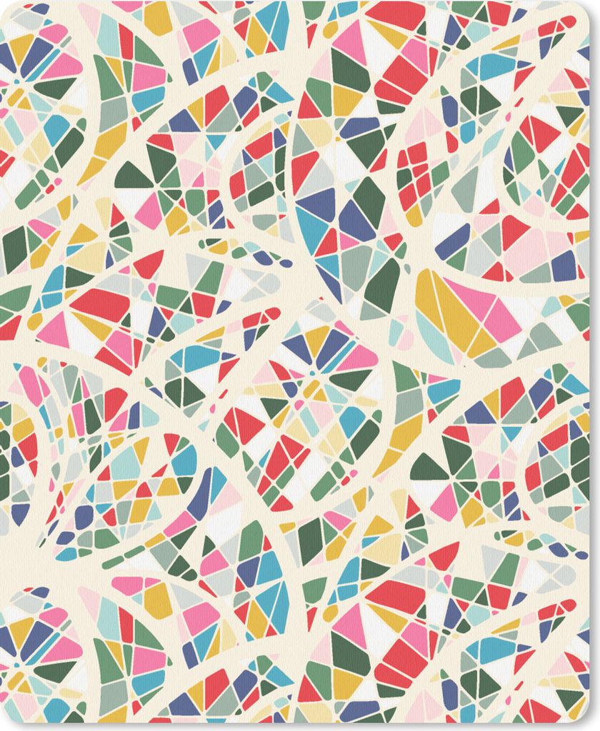 MuchoWow Mauspad Mousepad Mosaik - Abstrakt - Muster 30x40 cm - Mousepads - Maus Mat - Pad - Mausunterlage - Mausmatten