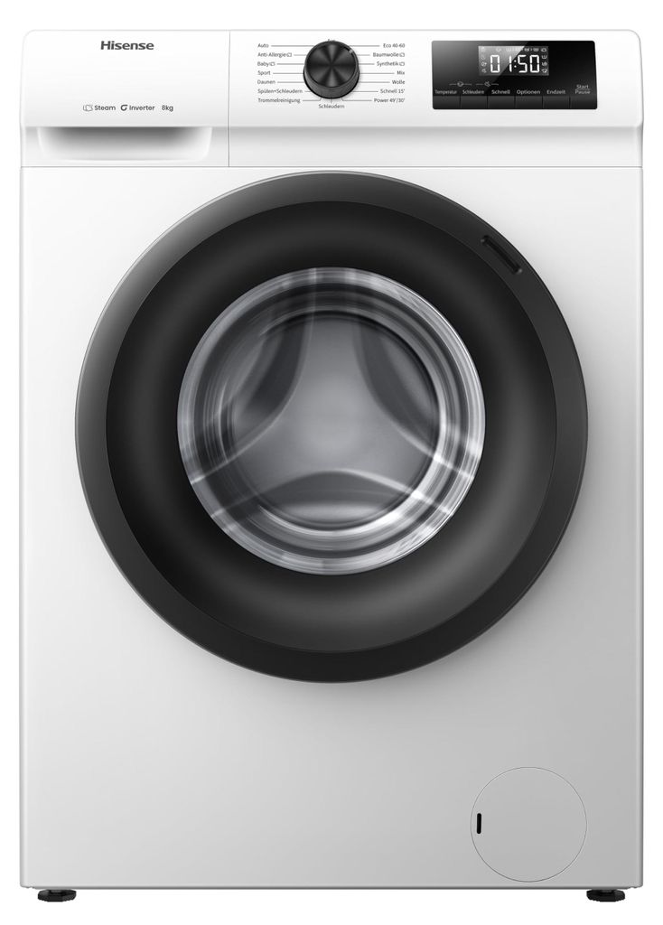 Hisense WF1Q8041BW Lave-linge à chargement frontal 8 kg Image du produit 